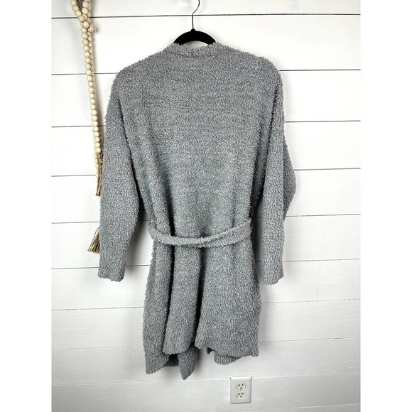 Aerie Knee Length, Tie Front, Fuzzy Cardigan w/pockets sz s - Picture 3 of 8